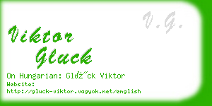 viktor gluck business card